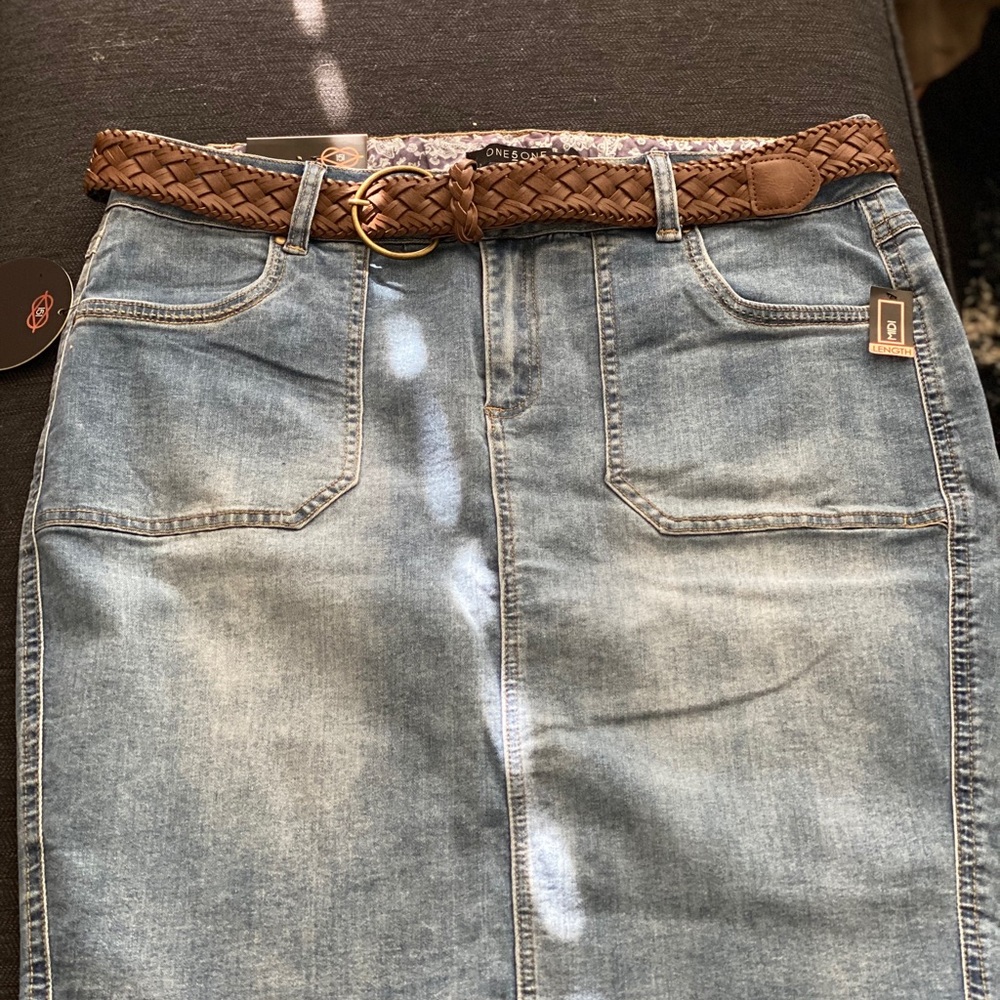 Denim skirt